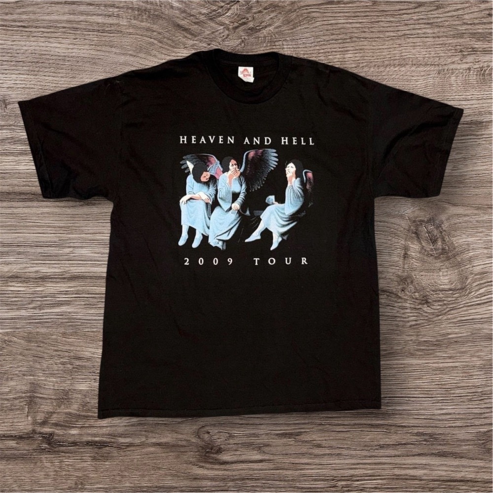 Heaven and Hell 2009 Tour T Shirt Mens XL Black Alstyle Black Sabbath Concert